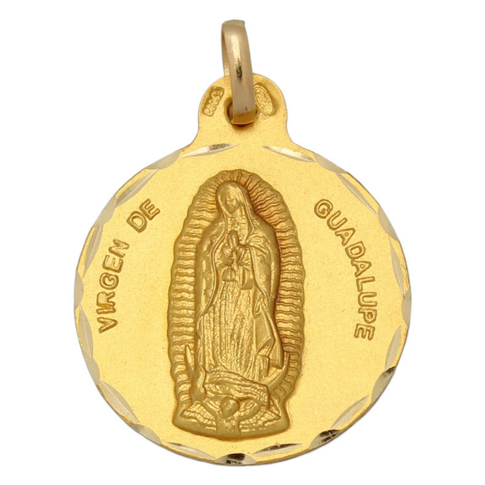 Colgante Virgen de Guadalupe de Oro 18 KL