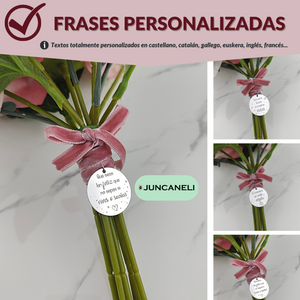 Medalla personalizada para ramo de flores - La Chispa de la Fiesta