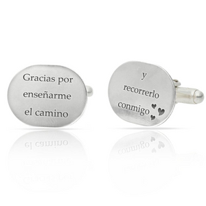 
                  
                    Cargar imagen en el visor de la galería, Gemelos Personalizados Plata Rectangulares Nombres y Fecha (Personalizable)
                  
                