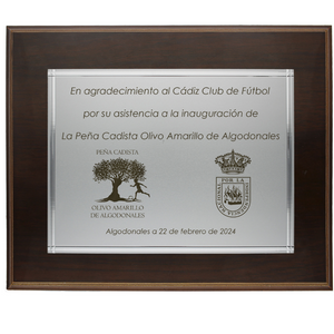 
                  
                    Cargar imagen en el visor de la galería, Placa de Jubilacion Original Homenaje Acero Dorado 26x21 cm (Personalizable)
                  
                